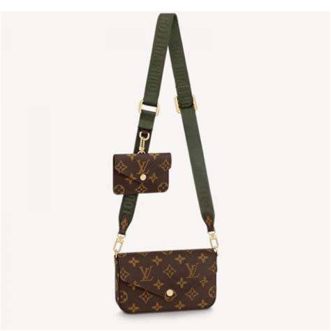 louis vuitton monogram felicie strap & go kaki|louis Vuitton Monogram.